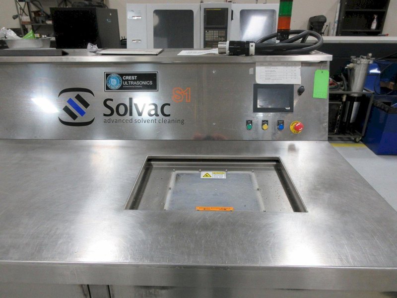 Crest Ultrasonics Solvac S1-1812 Vapor Degreaser System with Distilling Unit and (2) 5 Gallon Pails of Solvent- Auction Item