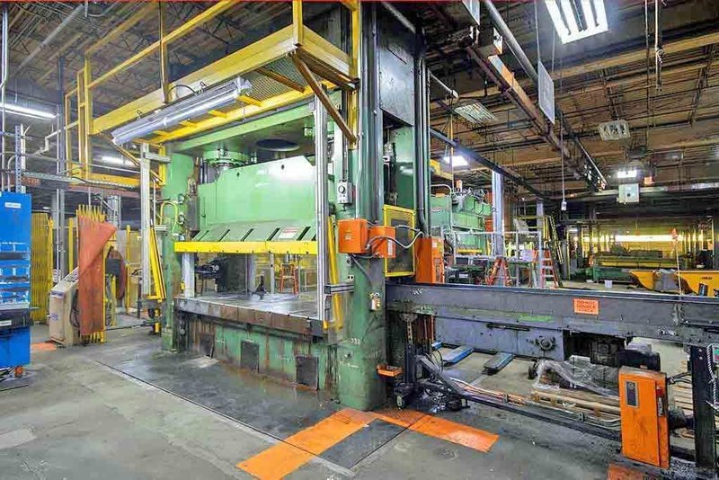 600 Ton Pacific Straight Side Hydraulic Press