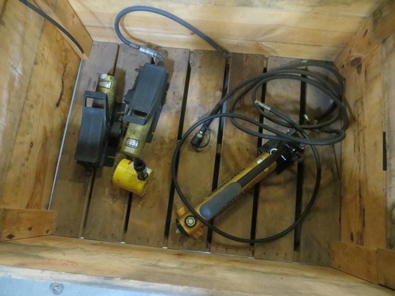 Enerpac Hand Pump and (2) Enerpac PA-133 Hydraulic Pump, Enerpac Hydraulic Ramp- Auction Item