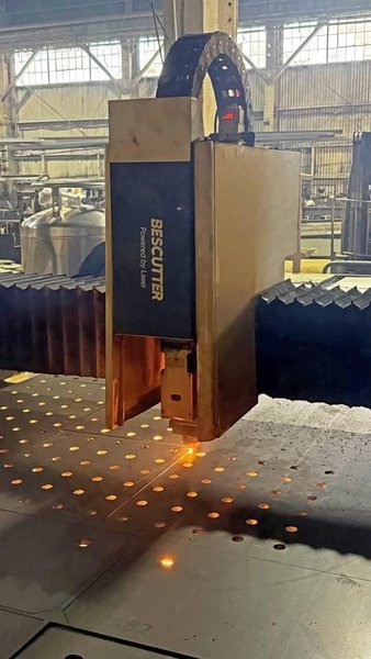 3,000 Watt Bescutter F-3015 CNC Fiber Laser, 2022 – 5′ x 10′ Table, Chiller