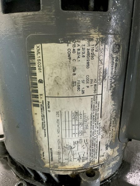 10 TON SUNNEN MODEL #BP HYDRAULIC H FRAME PRESS: STOCK #80914