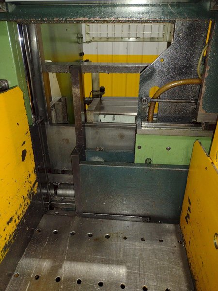 13.4&quot; X 13.4&quot; MISSLER MODEL #DEB-340-CE AUTOMATIC HORIZONTAL BANDSAW, NEW 2000: STOCK #19627