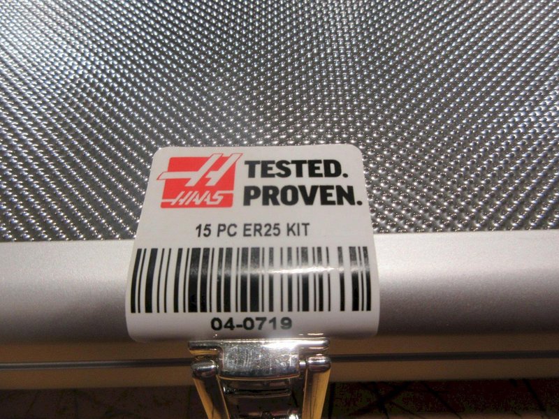 Haas ER16(10),  ER25(15), ER32(18) Complete Collet Sets In Case - BRAND NEW! 04-0718, 04-0719, 04-0720- Auction Item