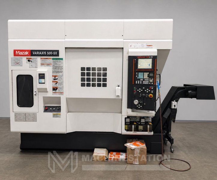 Mazak Variaxis 500-5X 5 Axis CNC Vertical Machining Center – 12,000 RPM Mill