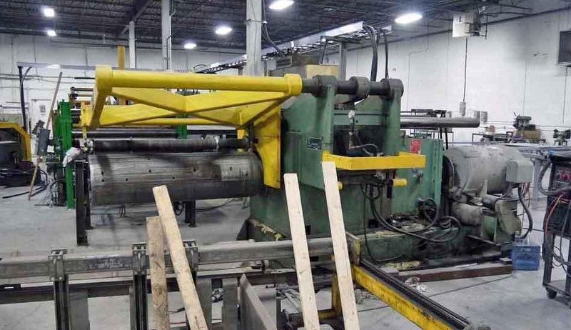 60&quot; x 7.00&quot; x 40,000# Loopco Slitting Line