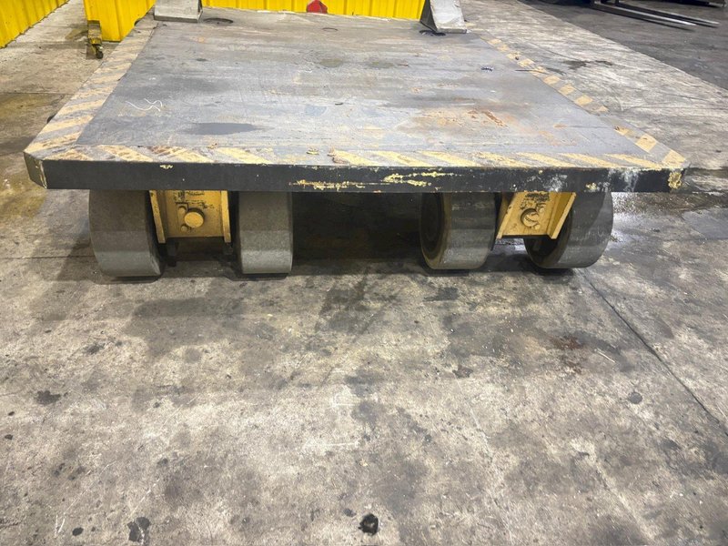 60,000 LBS ALLEGHENY MATERIAL HANDLING INC MODEL #T600-USTA-8X TUGGER TRAILER DIE CART: YOBRO #24341