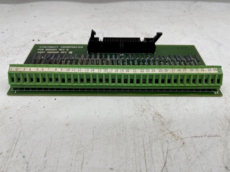 PCB 826684 REV B CINCINNATI INC ASSY 826685 REV E STOCK #16026