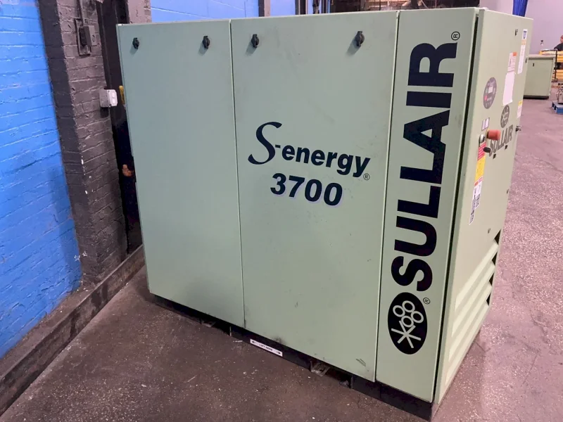 SULLAIR 55.2 BHP, 44.5 KW S-ENERGY 3700 AIR COMPRESSOR  -  3709B AC