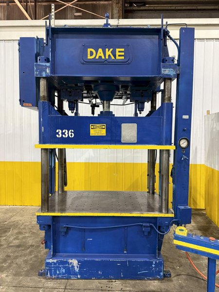 75 TON DAKE MODEL #18-558 HYDRAULIC 4-POST PRESS,  23&quot; STROKE: YOBRO #24094