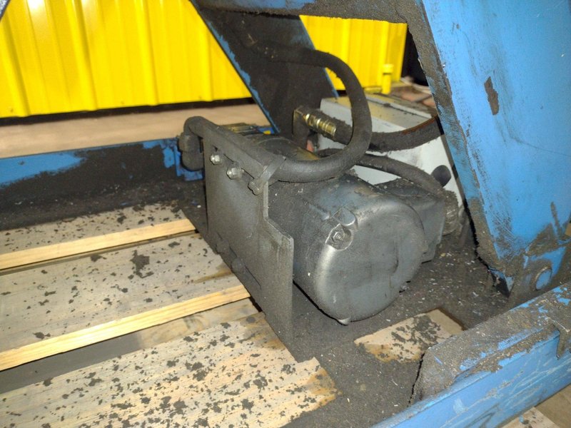 6,500 LB CAPACITY, 48&quot; X 72&quot; TABLE BISHAMON ELECTRIC/HYDRAULIC SCISSOR LIFT TABLE: STOCK #19942