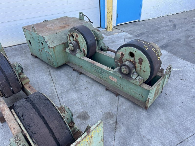 60,000 LBS PANDJIRIS TANK TURNING ROLLS: STOCK #78083