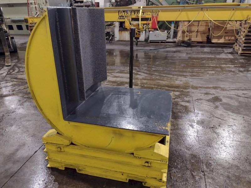 2,000 LBS X 36” X 36” WELD-BILT POWERED COIL FLIPPER UPENDER: YOBRO #24850
