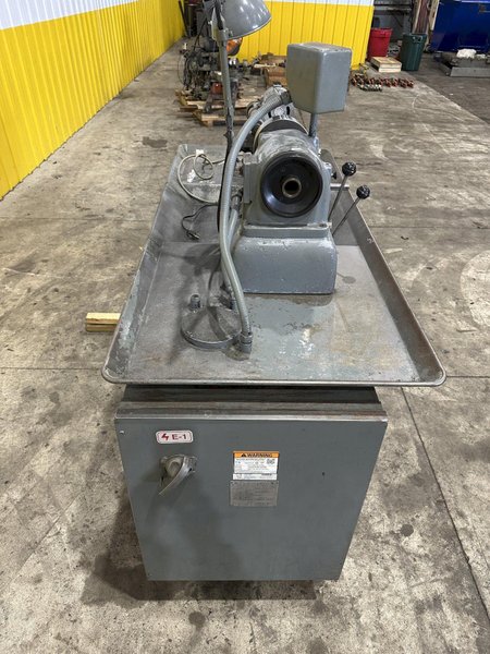 9" X 28" HARDINGE DV-59 LATHE WITH THEMAC ID GRINDER SPINDLE : STOCK #22733