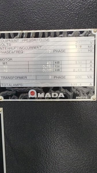 220 Ton Amada SDE-2025 Servo Electric Press, 2008