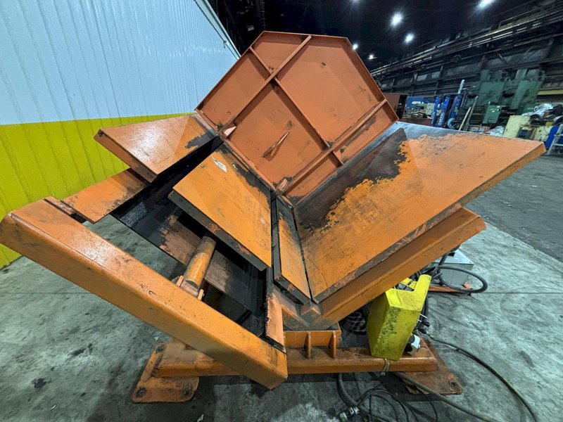 50&quot; x 70 -&gt; 118&quot; CHERRYS MODEL #PSR-118VB PALLET INVERTER, FLIPPER, ROLLOVER MACHINE: STOCK #23223