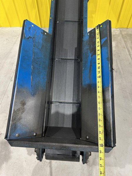 8&quot; WIDE X 6&#039; HIGH NEW LONDON ENG MODEL #500 MOTORIZED BELT INCLINED PARTS CONVEYOR: STOCK #20069