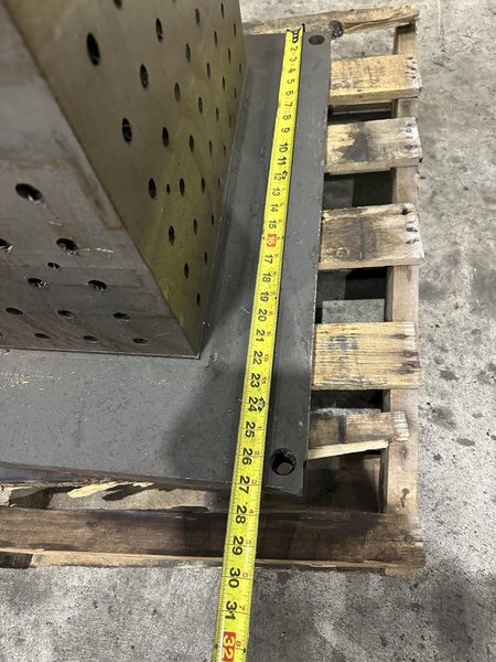 18&quot; X 18&quot; X 39 1/2&quot; HIGH STEEL SET UP WORK HOLDING TOMBSTONE: STOCK #22224