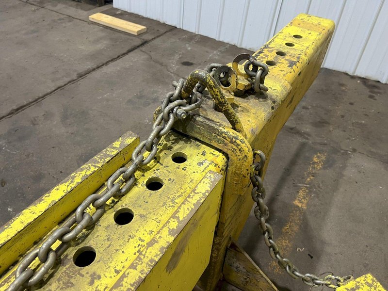 144&quot; WIDE HYDRAULIC CLAMPING FIT-UP TACKING PRESS, FOR WELDING I-BEAMS: STOCK #19478