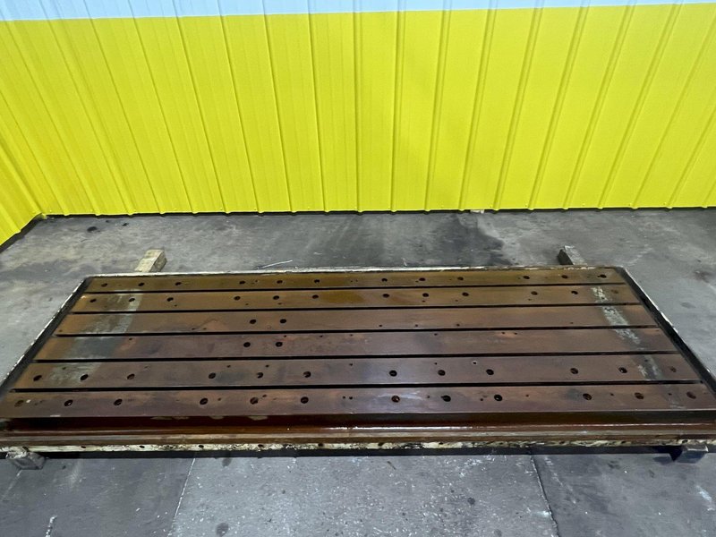 110&quot; X 36&quot; T-SLOTTED LAYOUT PLATE: STOCK #18317