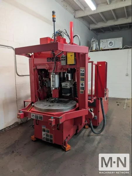 85 TON 5 OZ ENGEL MODEL ES200H/85  LIM SILICONE VERTICAL CLAMP INJECTION MOLDING MACHINE MFG 2006