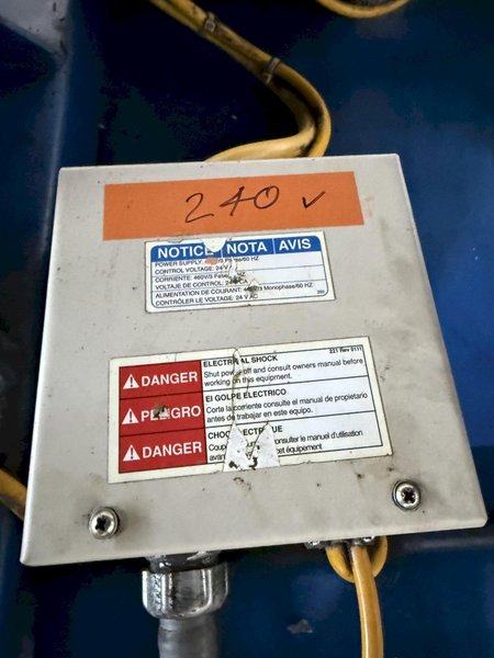 4,000 LB 48&quot; X 48&quot; HYDRAULIC TILT TABLE. STOCK # 1003725.