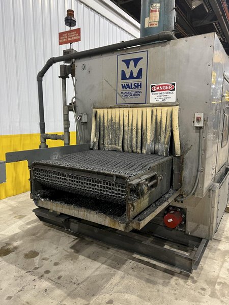 3 STAGE X 36&quot; X 18&quot; WALSH MODEL #AOE286 STEEL MESH-BELT PASS-THROUGH STAINLESS WASHER: STOCK #20166