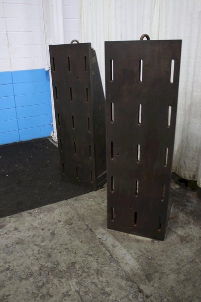 1 SET OF 20&quot; X 63&quot; SLOTTED ANGLE PLATES: STOCK #75783