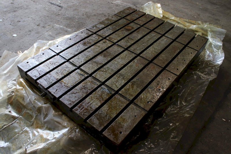 77&quot; X 44&quot; X 2&quot; T SLOTTED BOLSTER PLATE: STOCK #76528