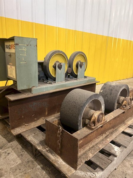 4,000 LB PANDJIRIS PIPER PIPE TANK TURNING ROLLS, DRIVE &amp; IDLER: STOCK #20362