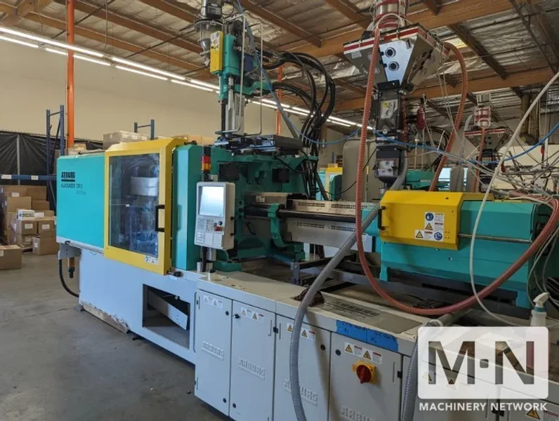 242 TON ARBURG MODEL570S2200-800/100 2-COLOR INJECTION MOLDING MACHINE MFG DEC 2018