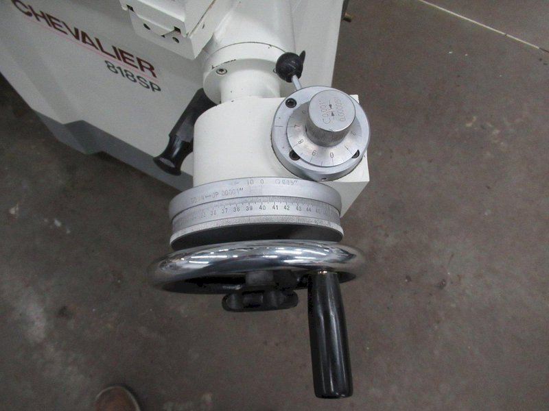 Chevalier FSG-818SP Hand Feed Surface Grinder, 2-Axis SONY DRO, Micro- Feed, Coolant Pump and Tank