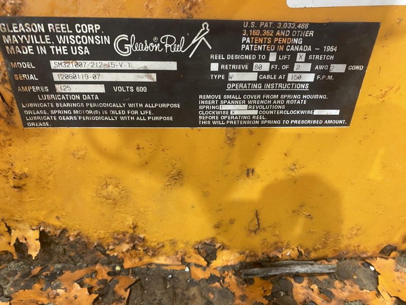 53 TON (107,500 LBS) BUSHMAN MODEL #MT420 TELESCOPING MAGNETIC SPREADER LIFTING BEAM  W/ OHIO MAGNETICS DIESEL GENERATOR: STOCK #20420