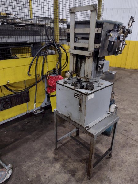 74" X 74" STOELTING MODEL #CSW8121 AUTOMATIC WASHER, WITH FLIP-UP DIE STATION POWERED INFEED, NEW 2012: YOBRO #25172