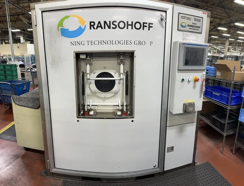 15&quot; x 15&quot; x 24&quot; CAE RANSOHOFF MODEL #LEANJET RB-2 ROTARY BASKET PARTS WASHER: STOCK #22671