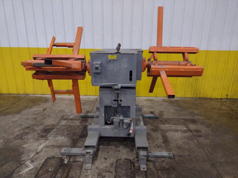 4,000 LBS X 24" PRESS ROOM EQUIPMENT MODEL #PRD-244000-NAB DOUBLE END COIL REEL UNCOILER: YOBRO #25067