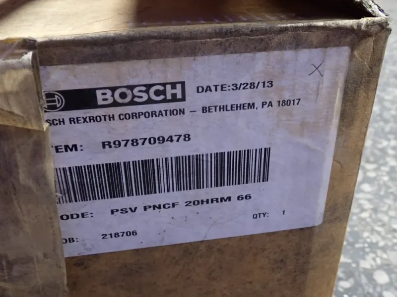 BOSCH 2000 PSI SILENT VANE PUMP  -  6925846 / PSV-PNCF-20HRM-66