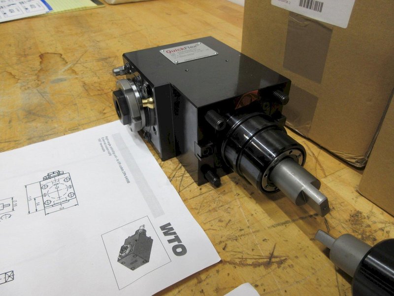 WTO QuickFlex Live Tool Holders for Eurotech Biglia T3, (1ea) Radial and Axial ER25 Collet Type, ***NEW IN BOXES**- Auction Item