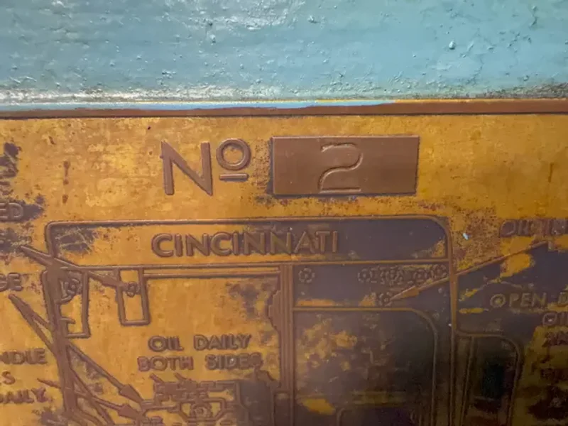 CINCINNATI 12”X52” TABLE HORIZONTAL MILL  -  NO. 2