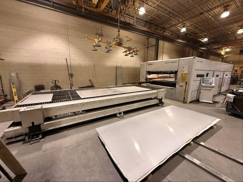 6000 Watt Durma 6020 HD-F Fiber Laser, 2015 – 6.5′ x 20′ Table