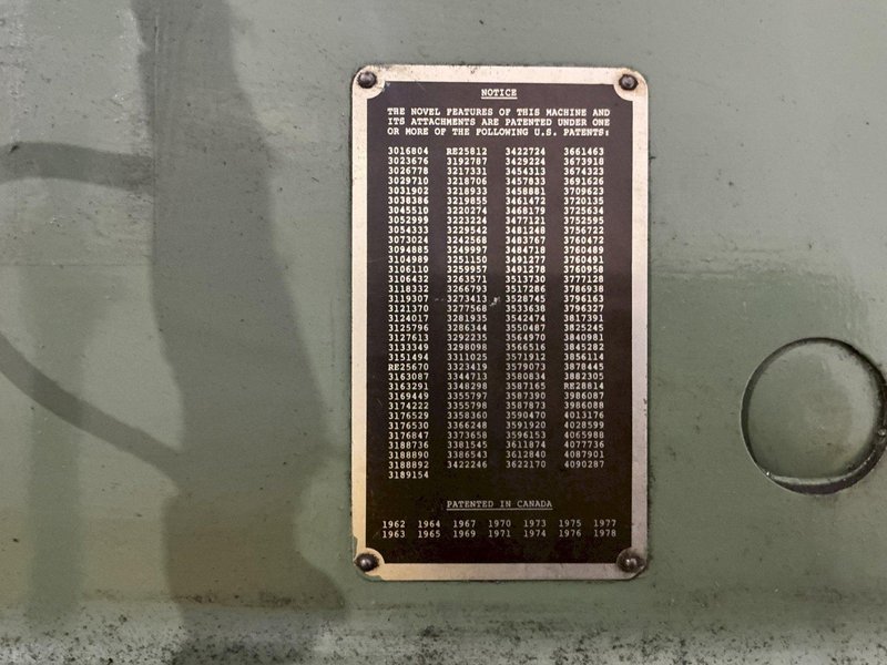 KEARNEY &amp; TRECKER MODEL #S-15 MILL: YOBRO #24815