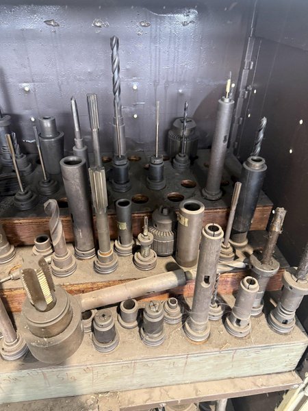 CAT 50 TOOLING W/ CABINET INCLUDED. STOCK # 0325326