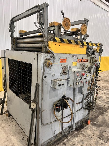 40” X .110” ROWE MODEL #C3-40 POWERED COIL STRIP STRAIGHTENER: STOCK #21623