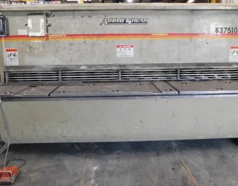 2007 Accurshear 637510 CNC Shear (#5937)