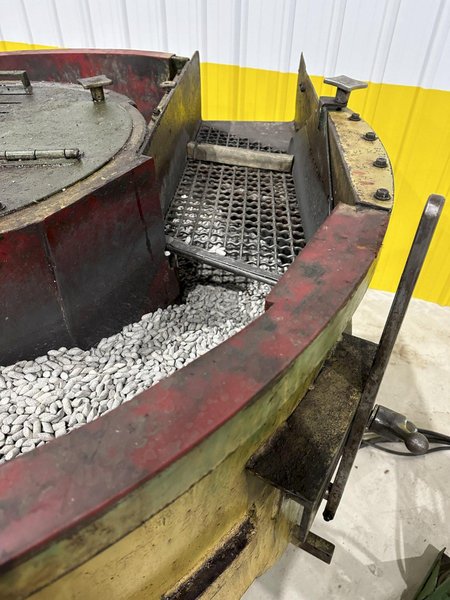 12 FT HAMMOND ROTO-FINISH MODEL #ST-12 ROTARY BOWL VIBRATORY PARTS DEBURRING FINISHER: STOCK #20064