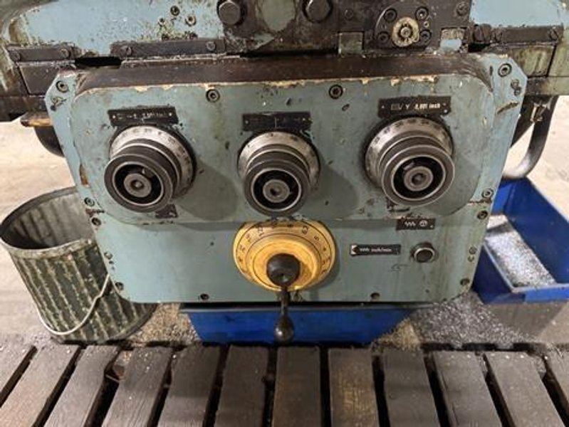 70" X 18" HECKERT MODEL #FU-400E UNIVERSAL MILL, WITH FANUC MOTOR: YOBRO #25329