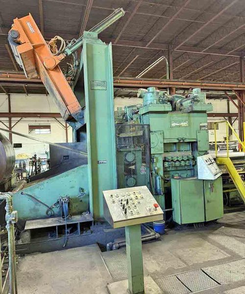 72" x 0.500" x 60,000# Herr Voss Cut To Length Line STOCK# 4397