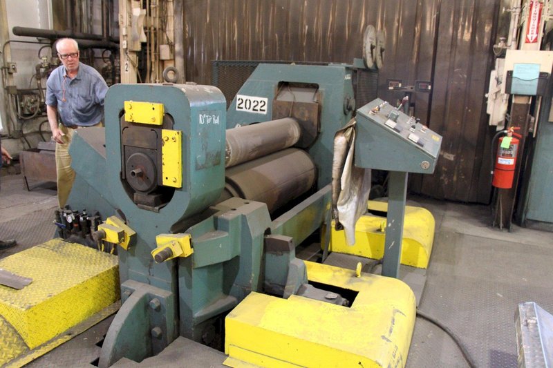 4' X 1-11/16' BERTSCH INITIAL PINCH PLATE ROLL:  STOCK #62696