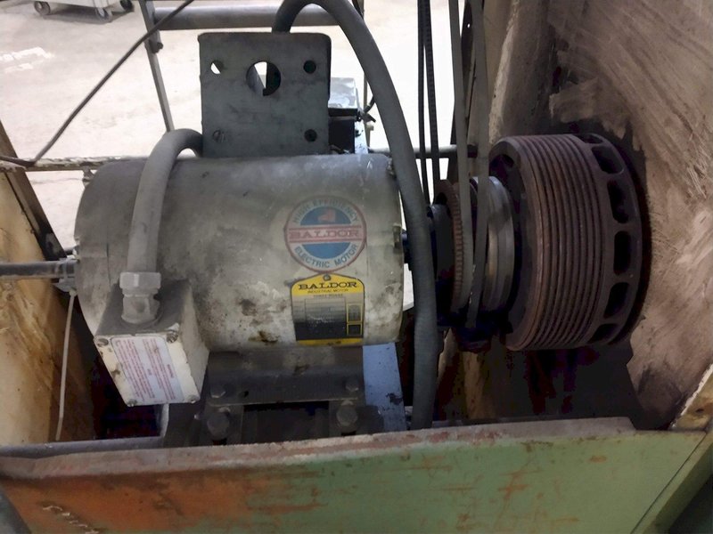 30" WIDE X .065" ROWE 7 ROLL POWERED COIL STRAIGHTENER: STOCK #13903