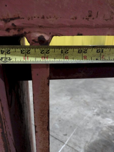 20,000 LBS / 10 TON X 60&quot; X 60&quot; BUSHMAN MODEL #901 PALLET LIFTER CRANE ATTACHMENT: STOCK #23641