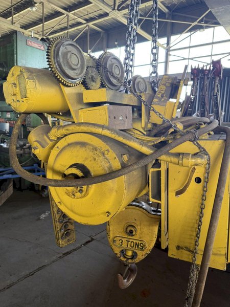 3 TON SHEPARD NILES UNDER HUNG HOIST. STOCK #0316822
